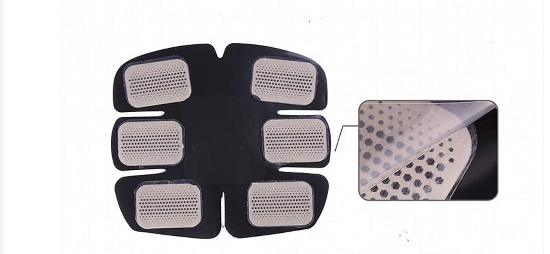 EMS-набор: аккумуляторный абс+бьюти-машина для ягодиц и пресса — 6‑секций, 15 уровней, USB + пульт - Image 11